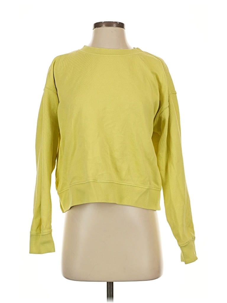 Pre-owned Velvet Sweatshirt In Yellow