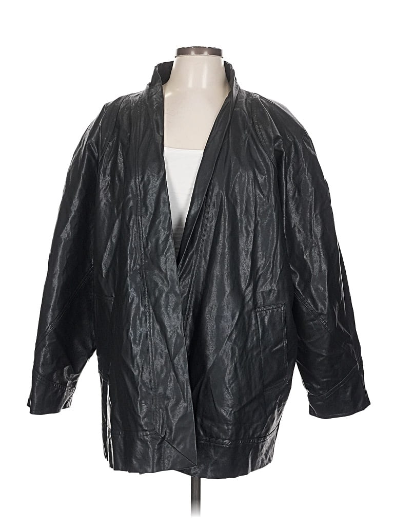 Pre-owned Nasty Gal Inc. Raincoat In Black