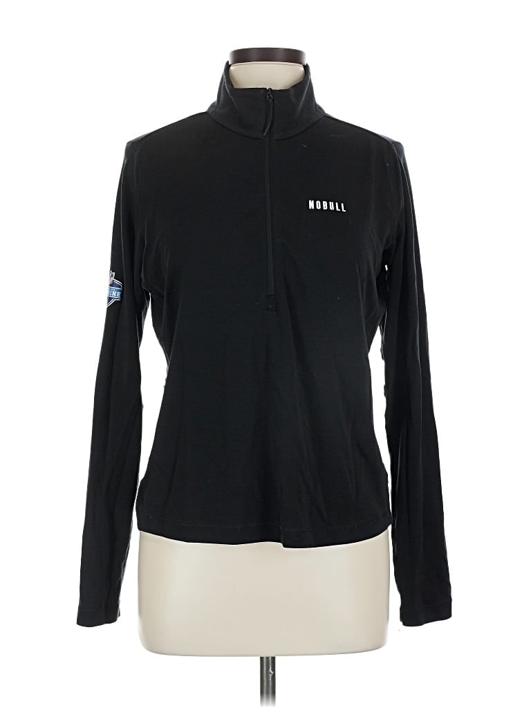 Pre-owned Nobull Wool Pullover Sweater In Black