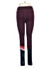 The Upside Color Block Burgundy Active Pants Size EU 40 / US 10 - photo 2