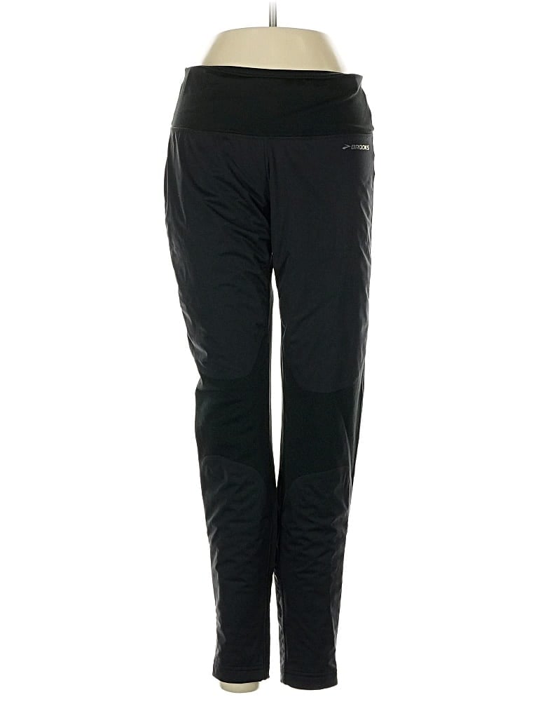 Pre-owned Brooks Active Pants In Black