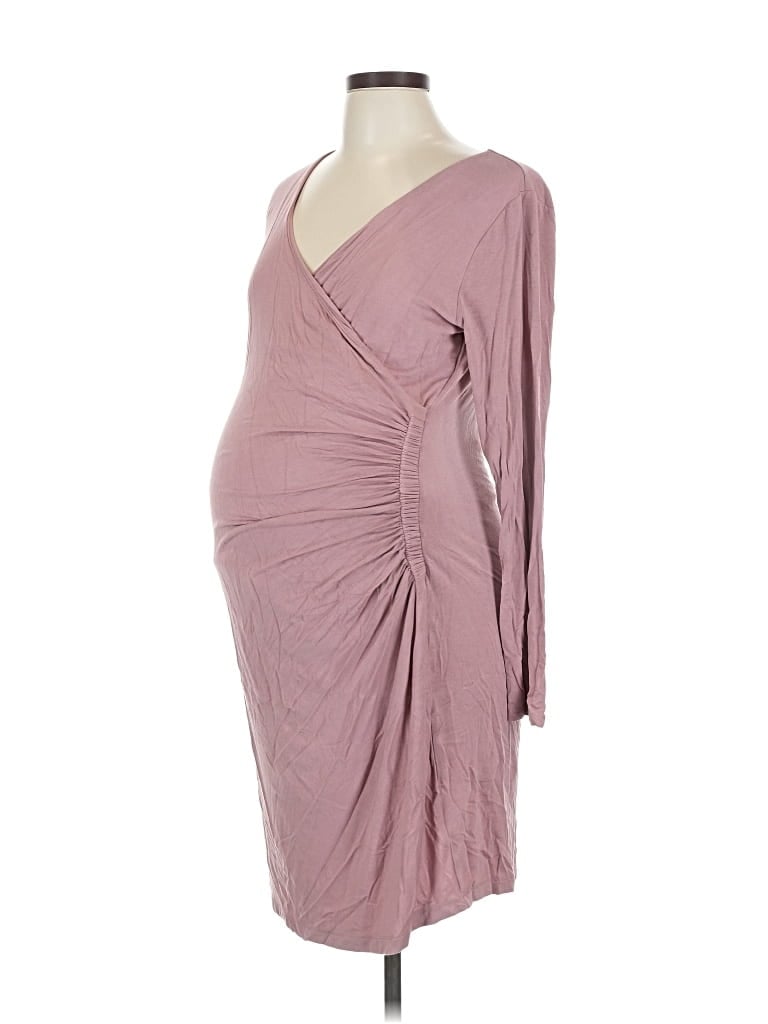 Pre-owned A Pea In The Pod Cocktail Dress In Pink