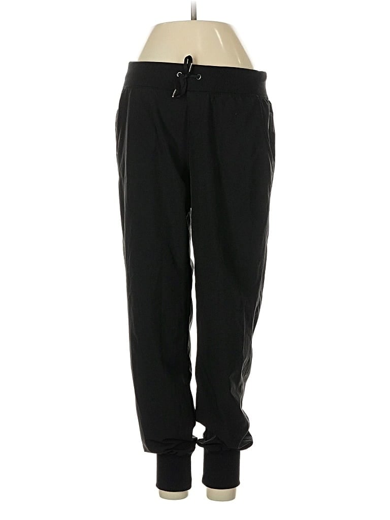 Pre-owned Athleta Track Pants In Black