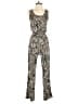 Calvin Klein Animal Print Silver Jumpsuit Size 2 - photo 1