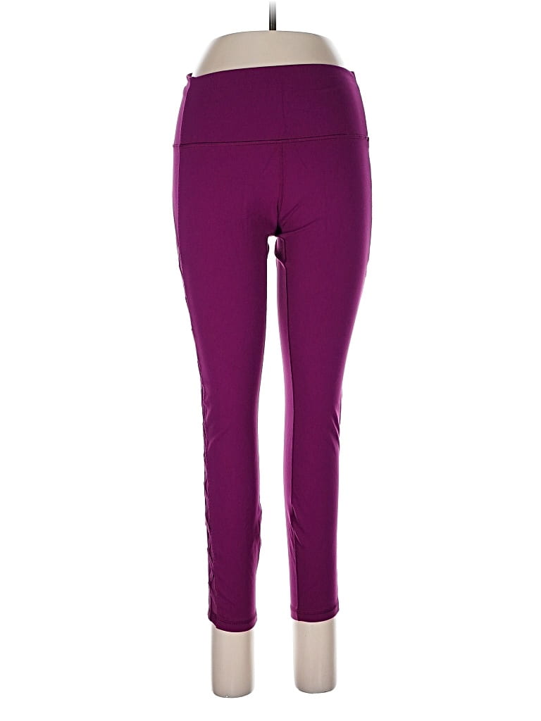 Pre-owned Lululemon Athletica Active Pants In Purple