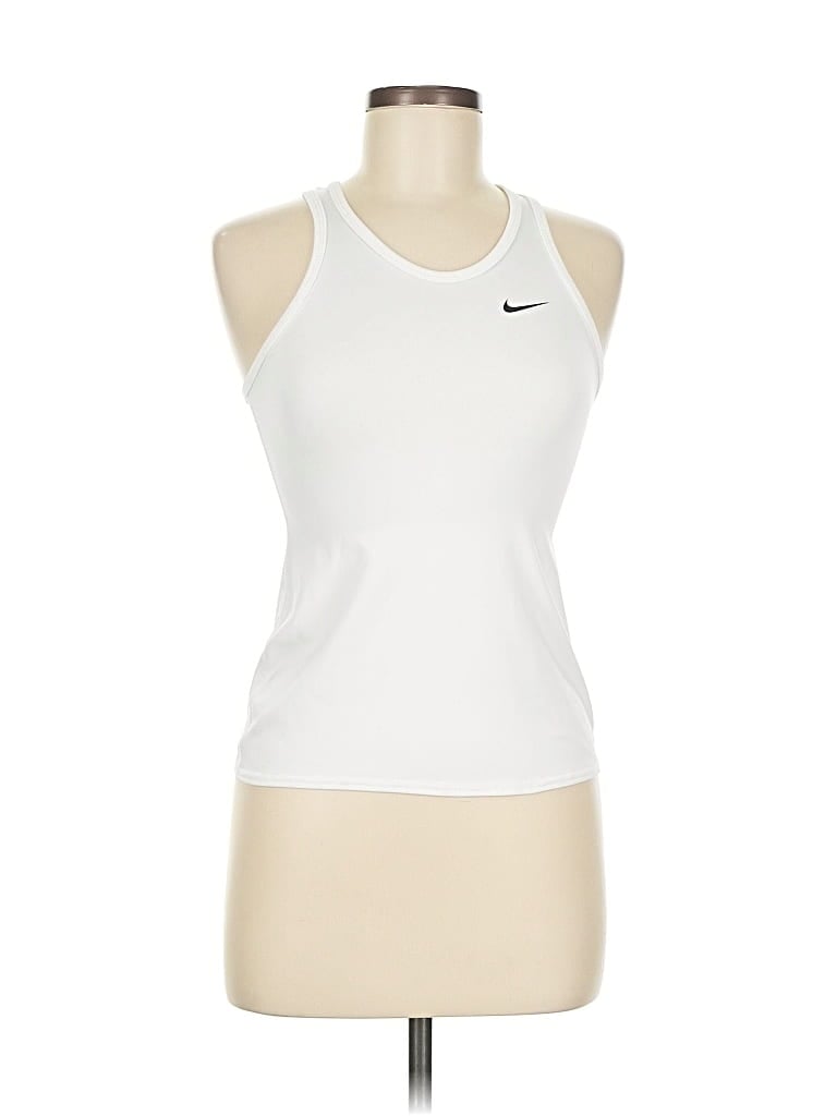Pre-owned Nike Active Tank Top In White