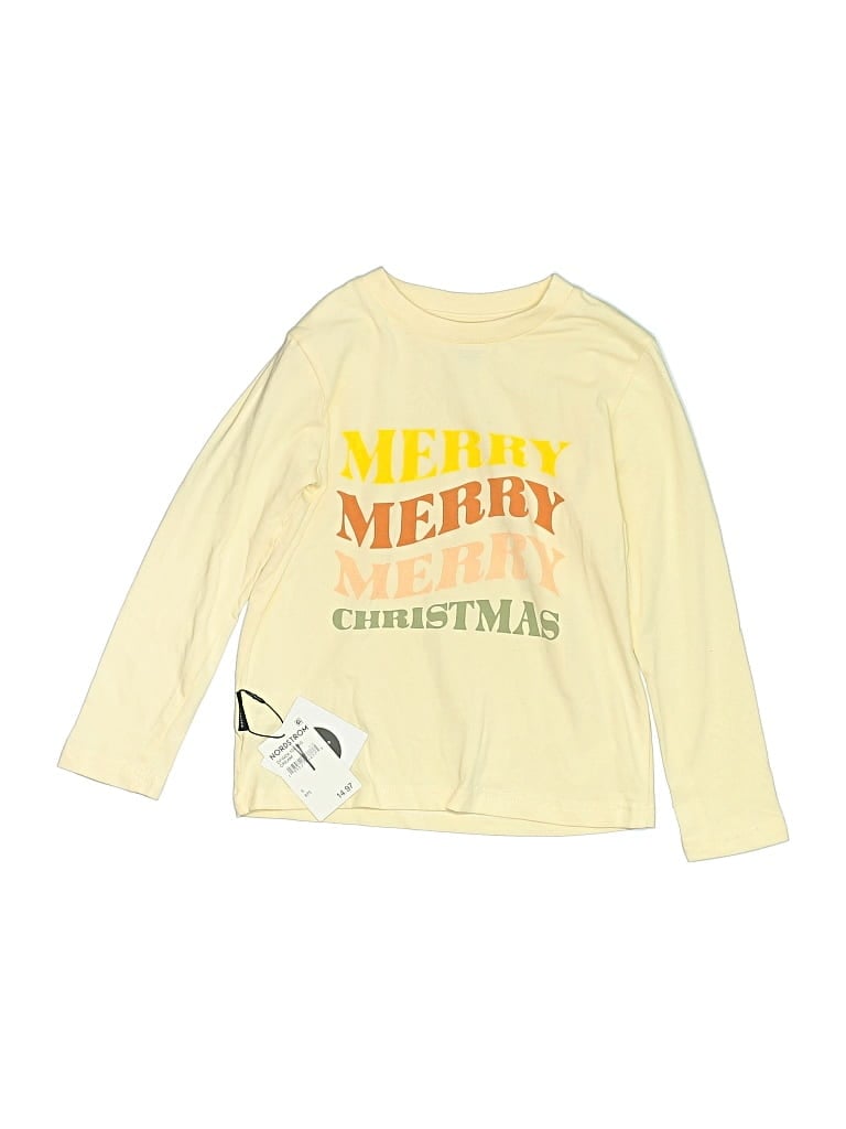 Pre-owned Dots Kids' Long Sleeve T-shirt In White