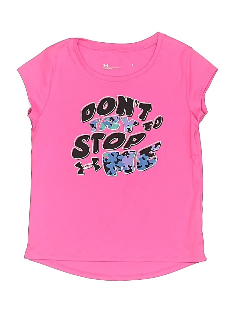 Pre-owned Under Armour Kids' Sleeveless T-shirt In Pink