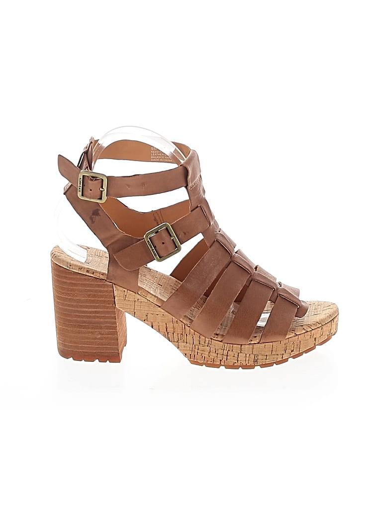 Pre-owned Kork-ease Sandals In Brown