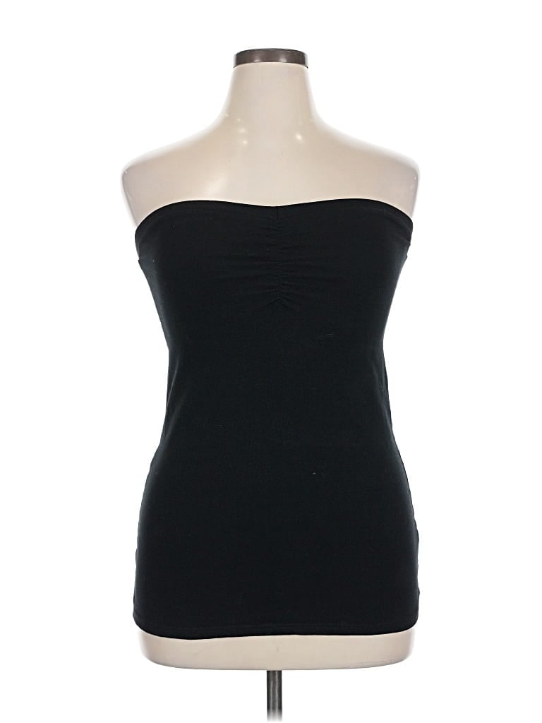 Pre-owned Torrid Tube Top Black Strapless Neckline Tops