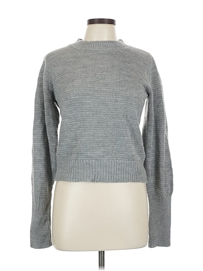 Pre-owned Express Outlet Pullover Sweater In Gray