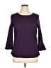 Lands' End Purple 3/4 Sleeve Top Size 14 - 16 - photo 1