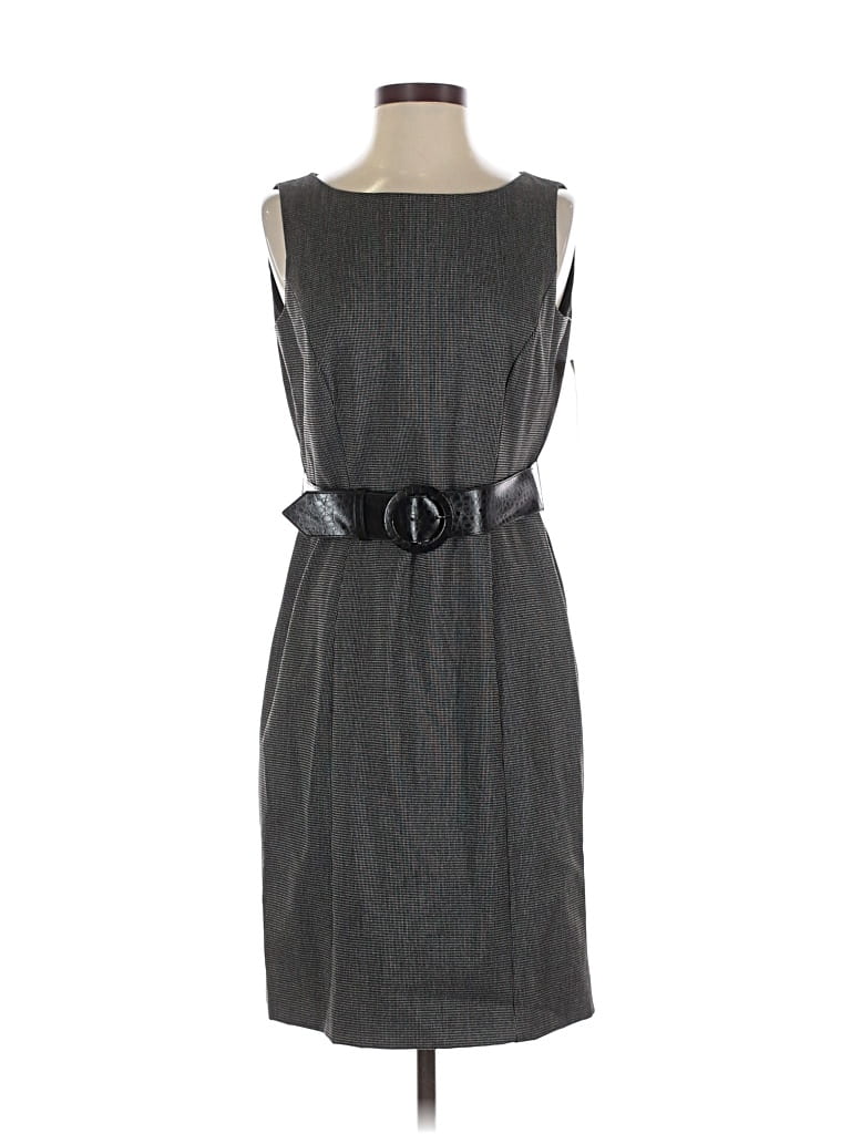 Pre-owned Tahari By Asl Casual Dress In Gray
