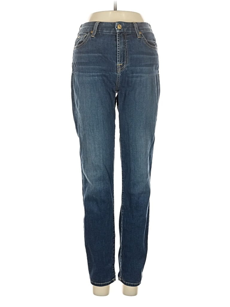 Pre-owned 7 For All Mankind Jeans In Blue