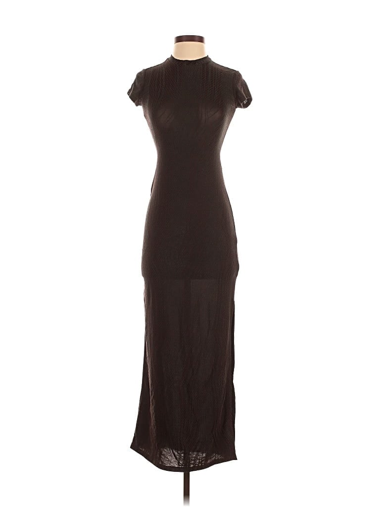 Pre-owned Eckhaus Latta Casual Dress In Brown