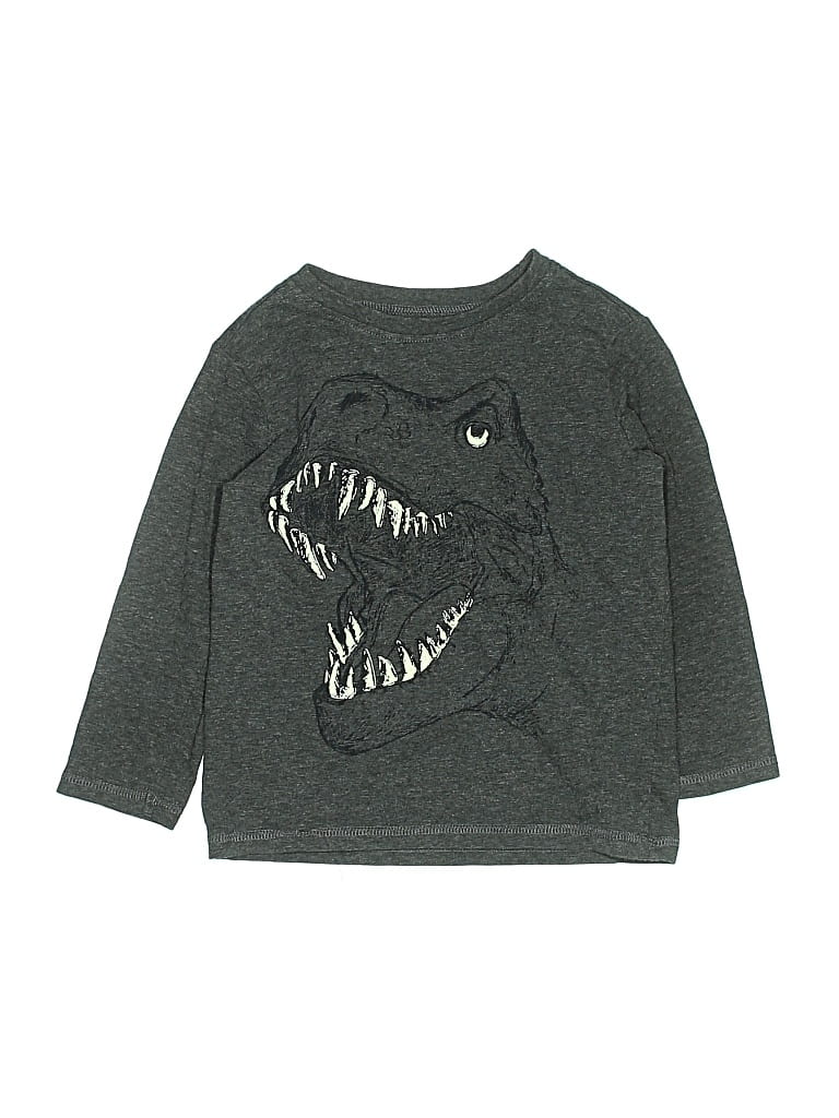 Pre-owned Hatley Kids' Long Sleeve T-shirt In Gray