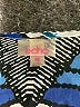 Echo Print Blue Cocktail Dress Size M - photo 6