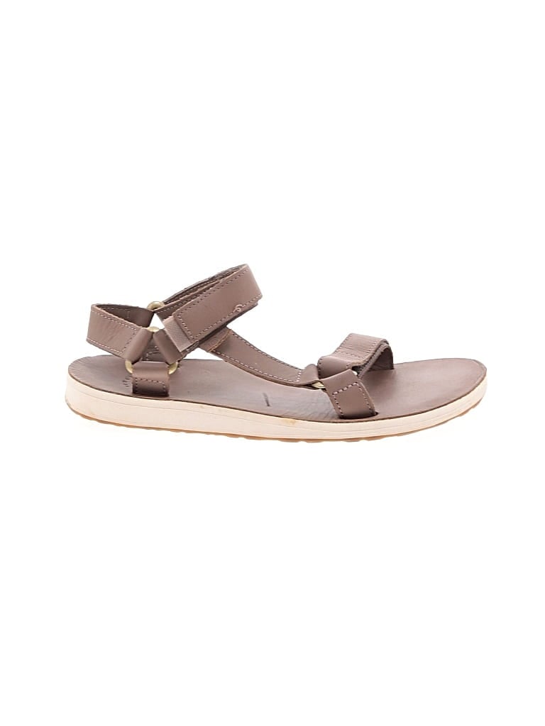 Pre-owned Teva Sandals In Brown