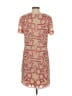 ASOS 100% Polyester Graphic Red Casual Dress Size 2 - photo 2