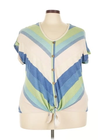 Vintage Rose Short Sleeve Blouse (view 1)