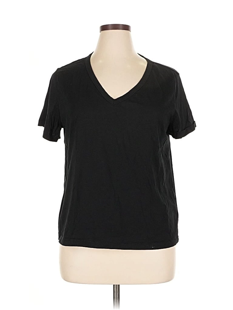 Pre-owned Gap Short Sleeve T-shirt In Black