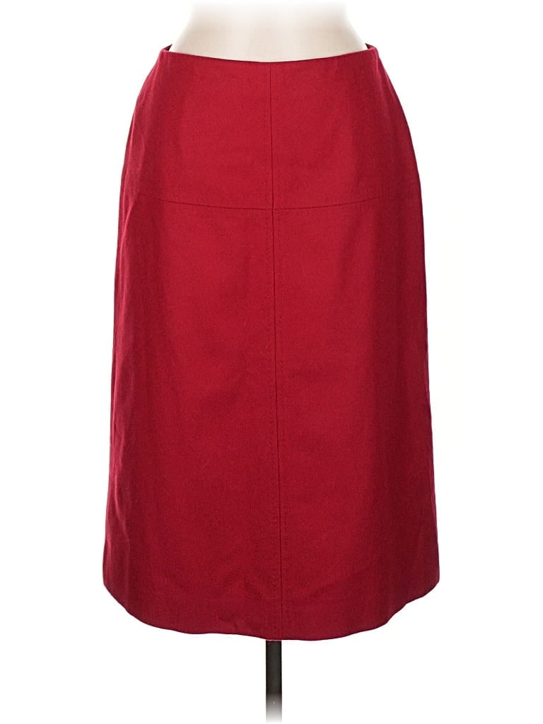 Pre-owned Ann Taylor Formal Skirt In Red