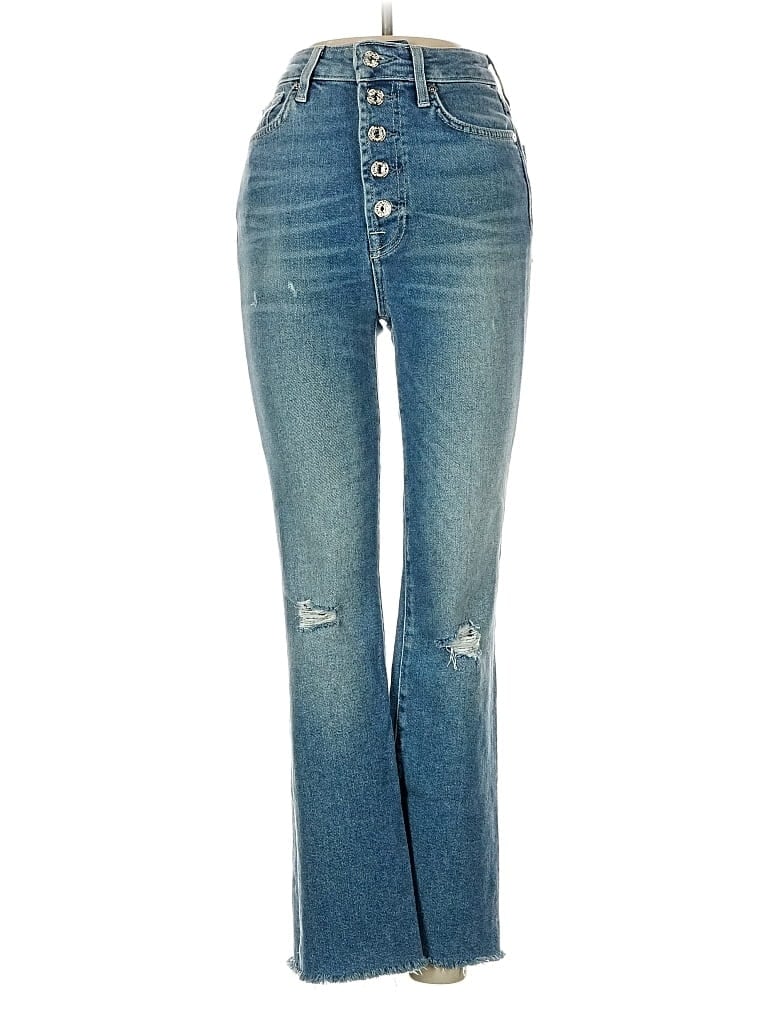Pre-owned 7 For All Mankind Jeans In Blue