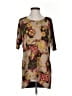 Simonton Says 100% Polyester Brown 3/4 Sleeve Blouse Size XS - photo 1