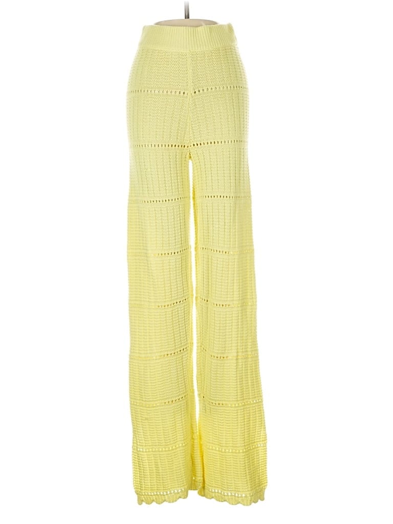 Pre-owned Asos Design Casual Pants In Yellow
