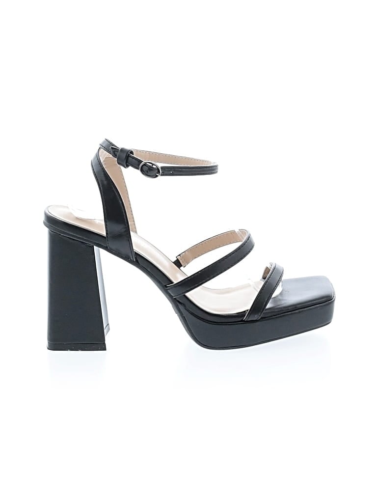 Pre-owned Dream Pairs Sandals In Black