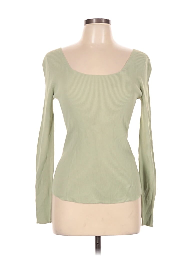 Pre-owned Uniqlo U Cardigan Sweater In Green