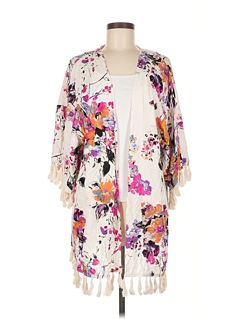 Pre-owned Umgee Kimono In White