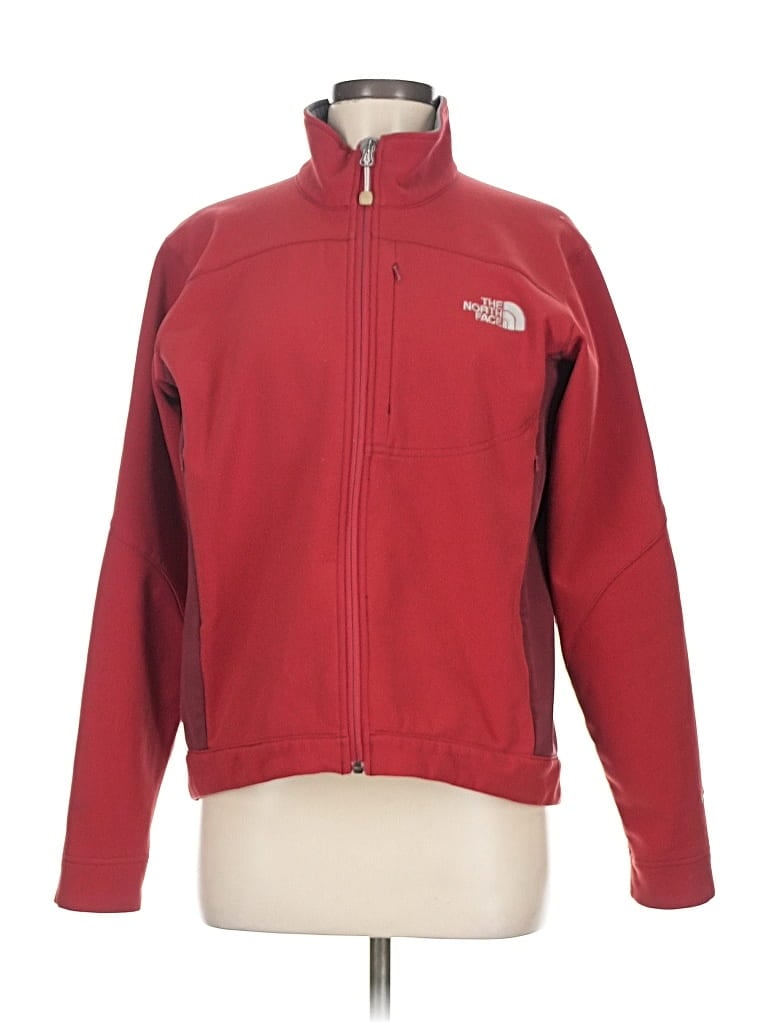 Pre-owned The North Face Fleece Jacket In Red