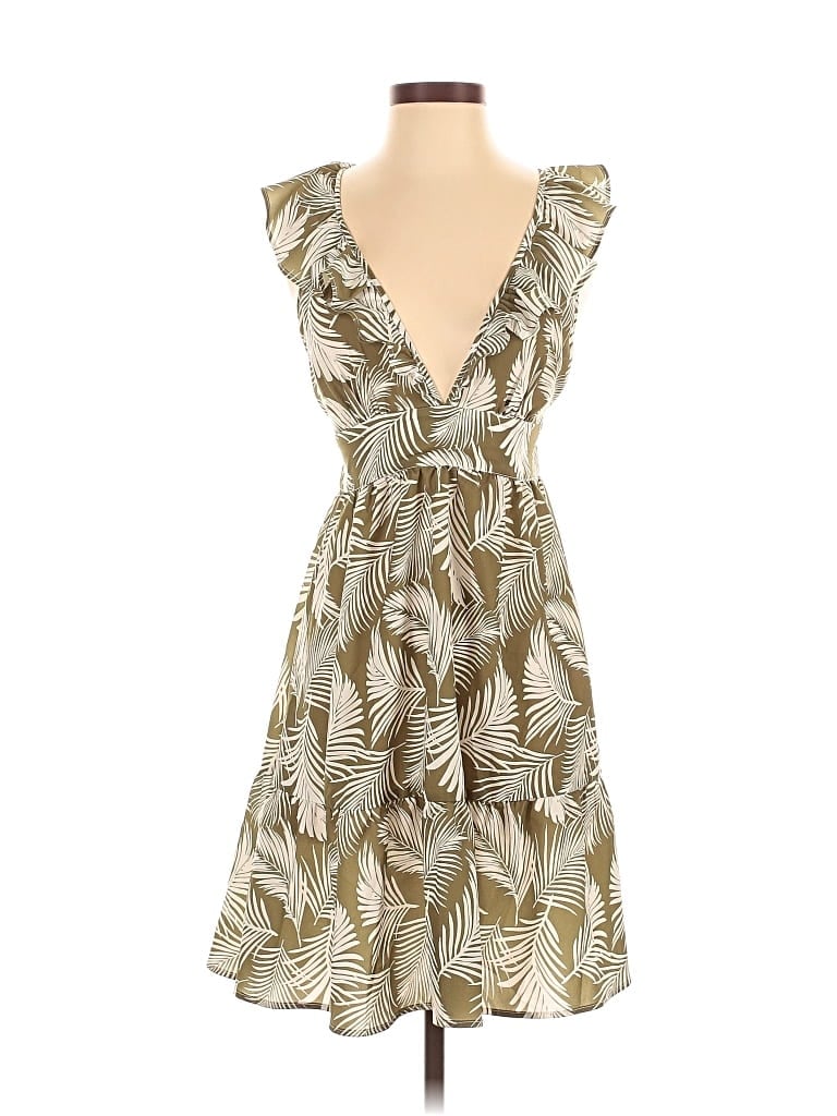 Pre-owned Cupshe Cocktail Dress In Brown