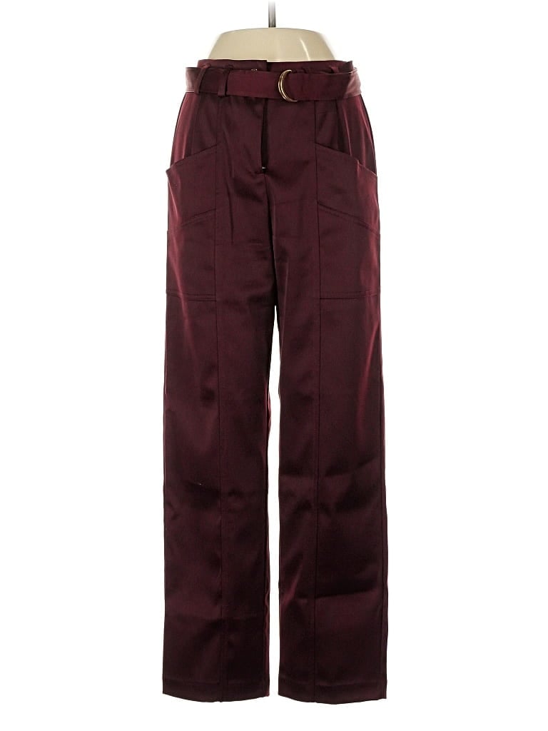 Pre-owned Forever 21 Casual Pants In Burgundy