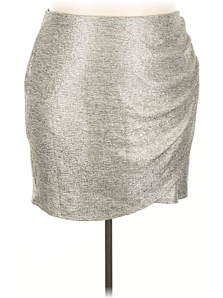 Pre-owned Torrid Formal Skirt In Silver