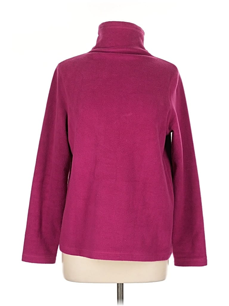 Pre-owned Lands' End Turtleneck Sweater In Burgundy