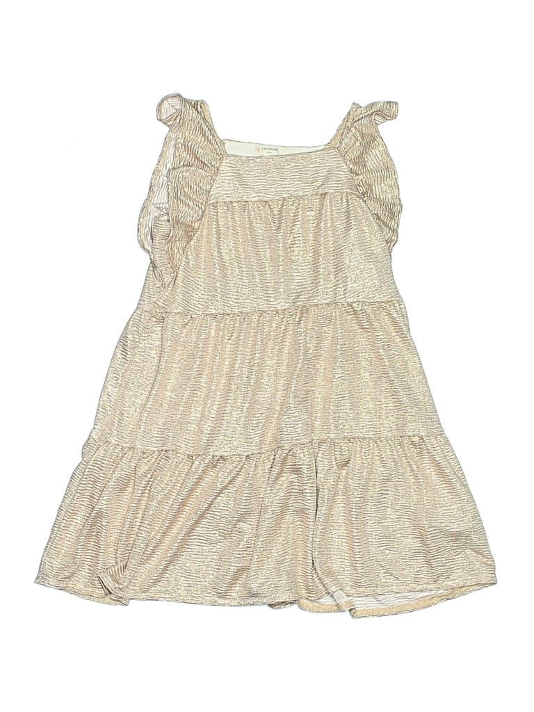 Pre-owned Crewcuts Kids' Dress In White