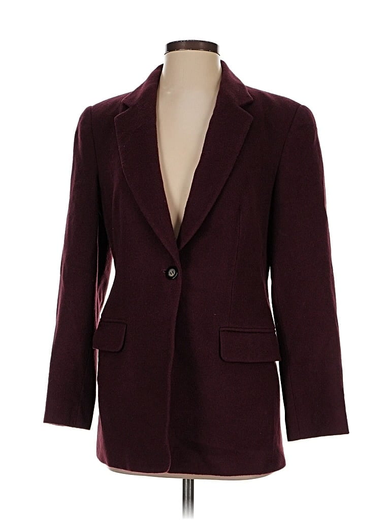 Pre-owned Brooks Brothers Blazer Jacket In Burgundy