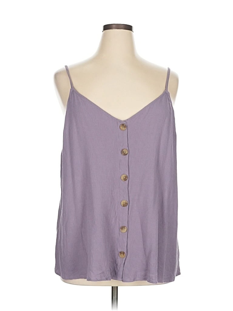Pre-owned Torrid Sleeveless Blouse In Purple