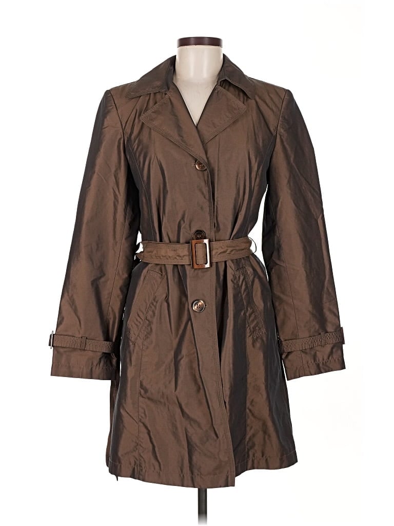 Pre-owned Talbots Trenchcoat In Brown