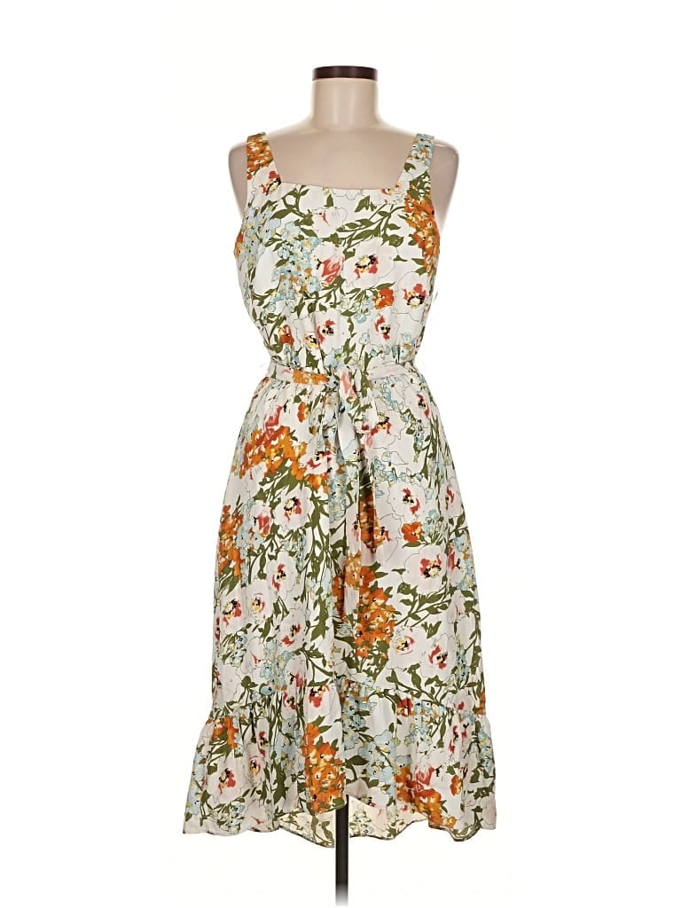 Pre-owned Chelsea28 Casual Dress In White