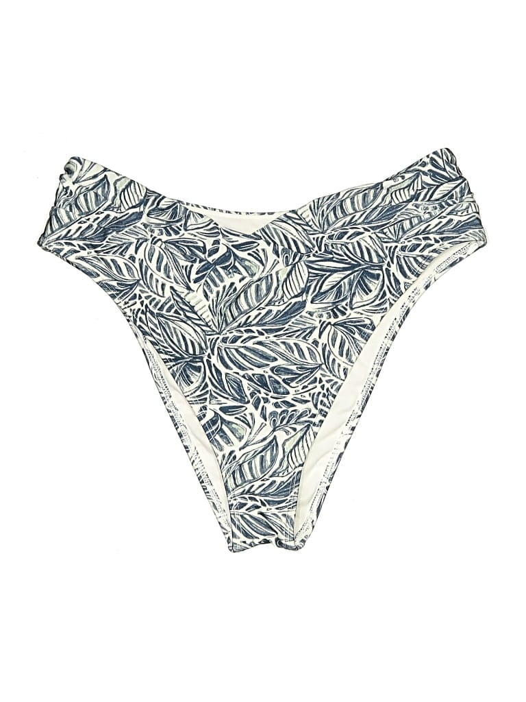 Pre-owned Abercrombie & Fitch Swimsuit Bottoms In White