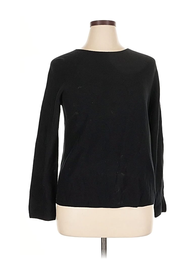 Pre-owned Uniqlo Pullover Sweater In Black
