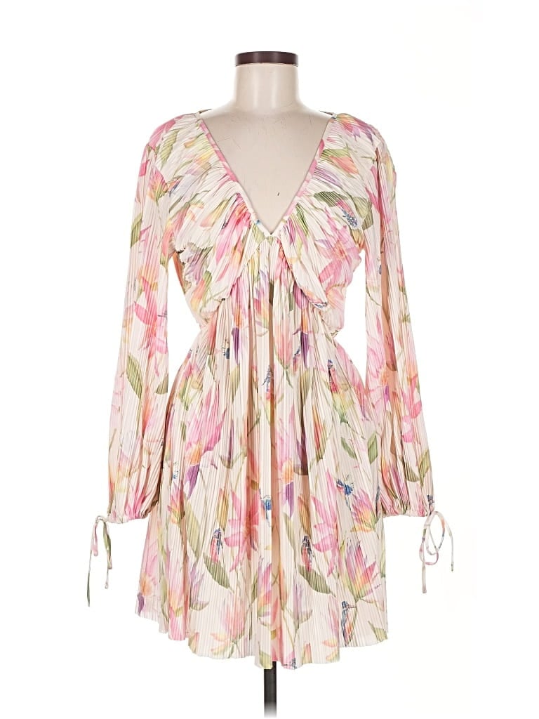 Pre-owned H&m Casual Dress In Pink