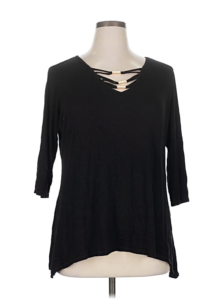 Pre-owned Ryan Wythe 3/4 Sleeve T-shirt In Black