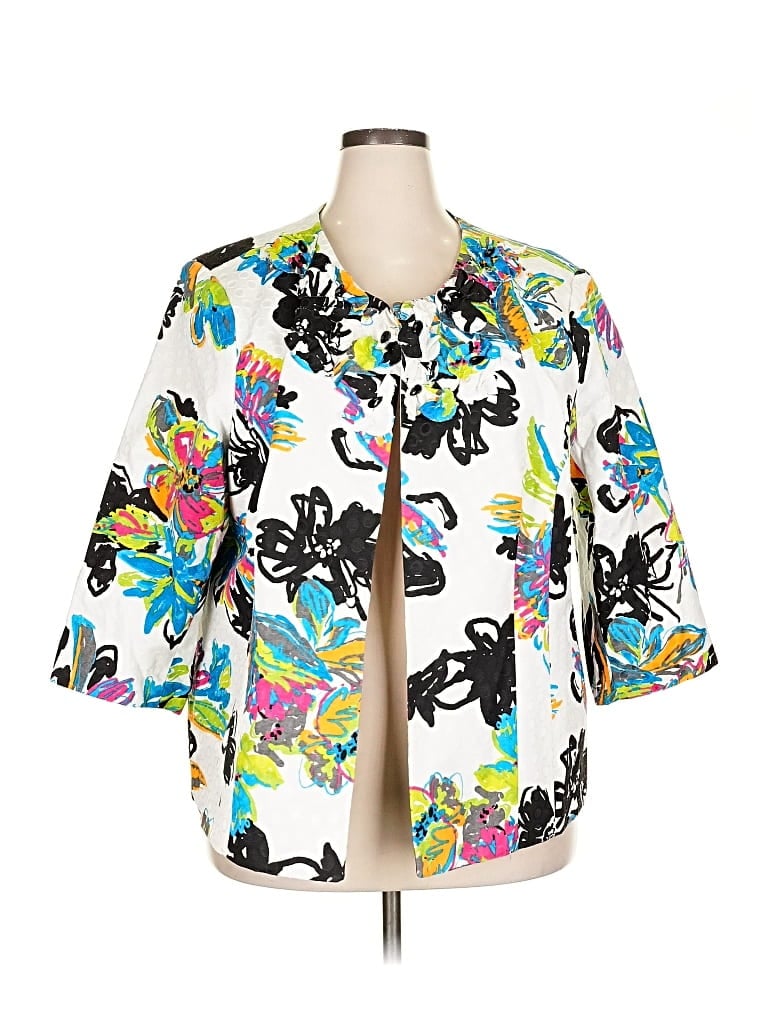 Pre-owned Multiples Blazer Jacket In White