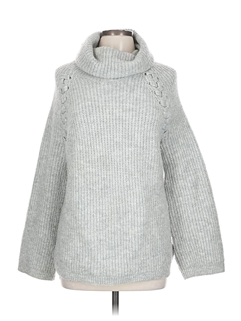 Pre-owned Moth Turtleneck Sweater In Gray