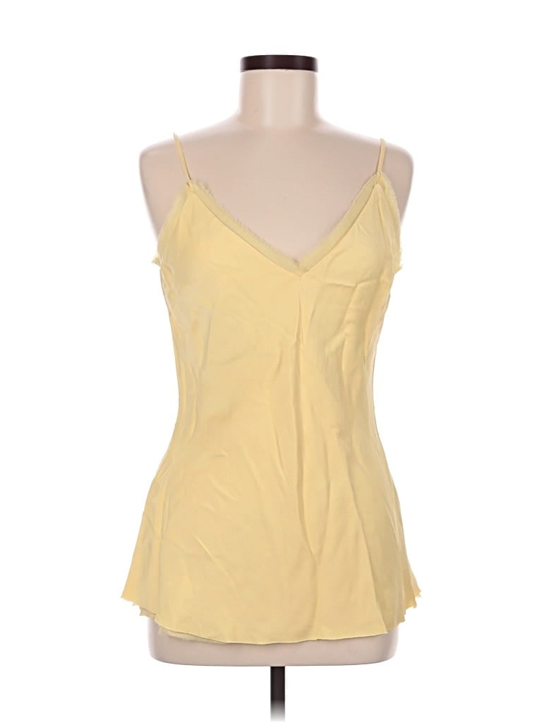 Pre-owned Frame Sleeveless Blouse In Yellow
