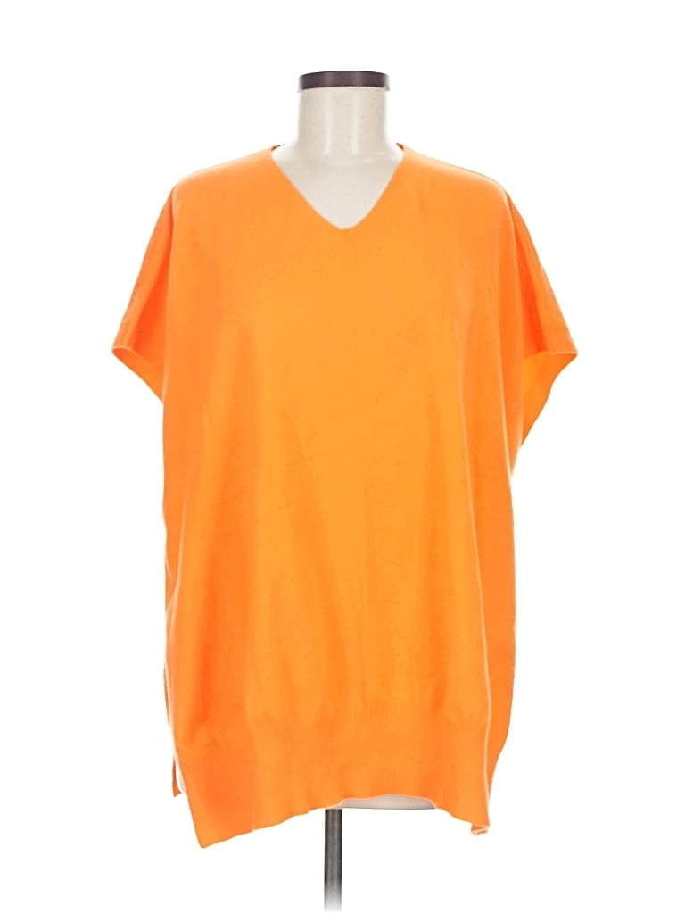 Pre-owned Unbranded Poncho In Orange